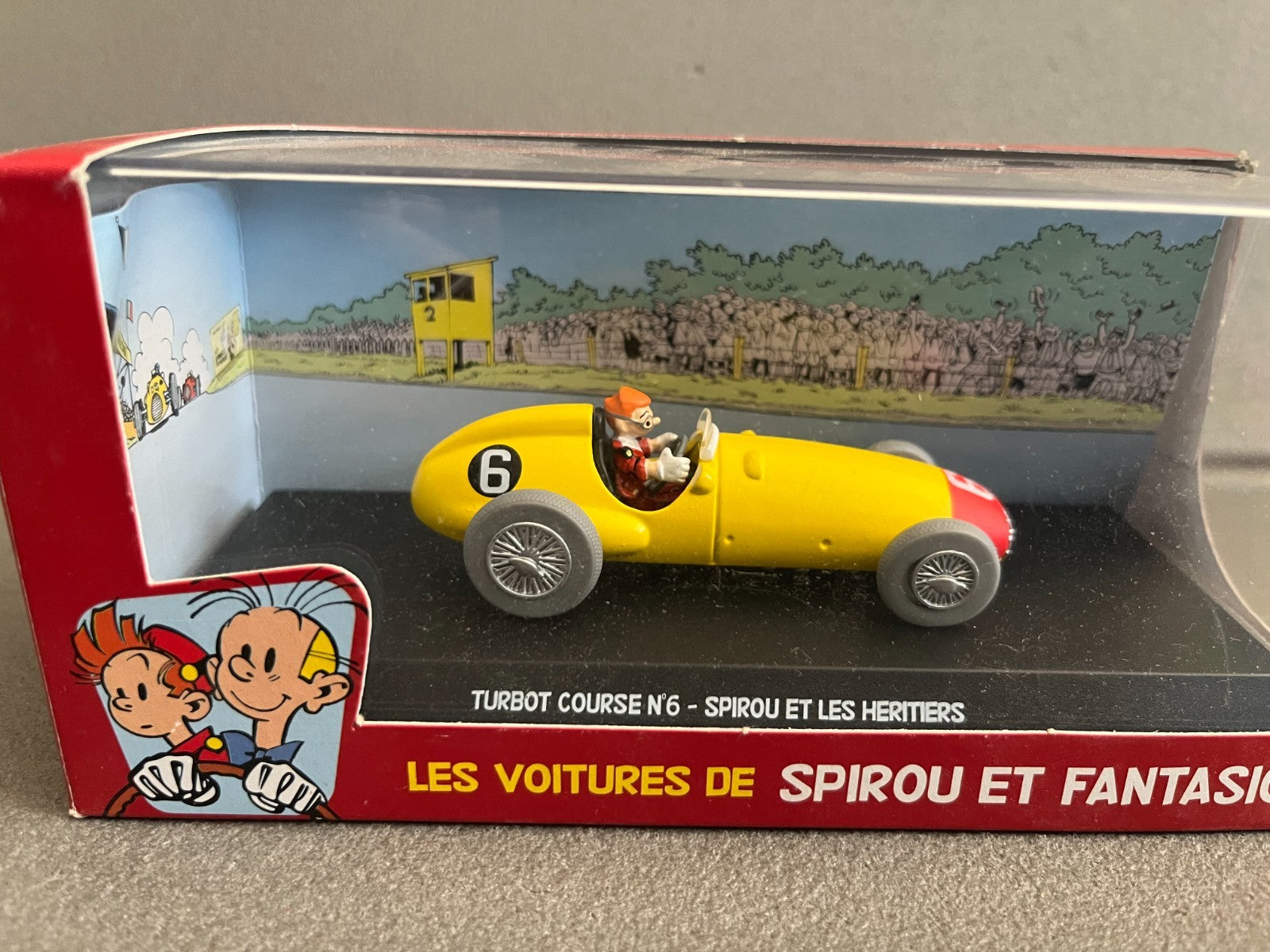Voiture Miniature Turbot Course N°6 Spirou et les héritiers 1/43