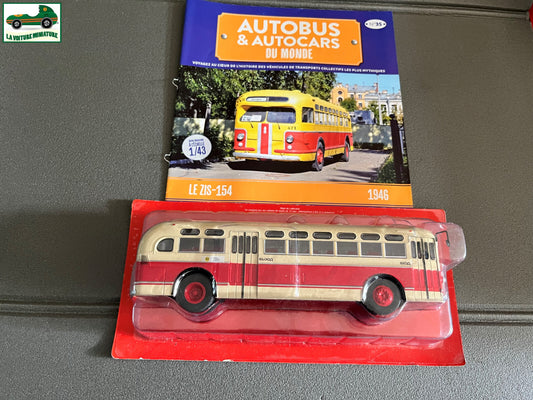 Voiture miniature Zis 154 1946 1/43 Autobus Autocars du Monde