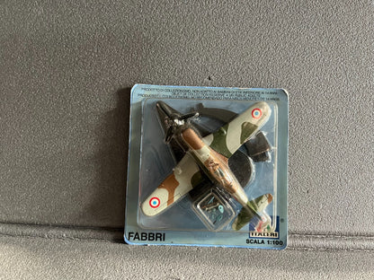Avion miniature Militaire M.S. 406 Fabbri Italeri 1/100