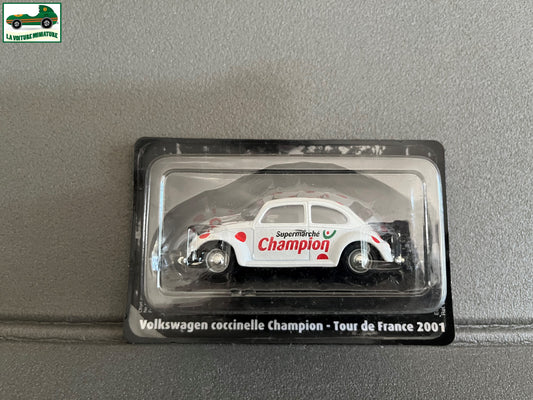 Voiture Miniature Volkswagen Coccinelle Champion 2001 Tour de France Norev 1/43