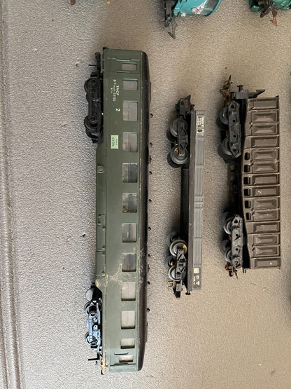 Jouets Anciens Lot de Locomotive Jouef Lima BB Wagon Hornby Troby HO Pour Pièces