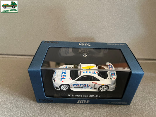 Voiture Miniature Zexel Skyline R33 JGTC 1998 Nissan Ebbro au 1/43