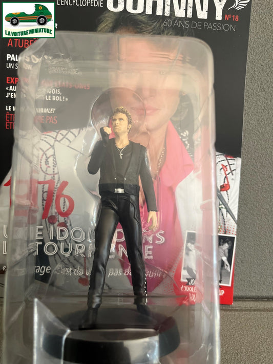Figurine de Collection Johnny Hallyday + Livret N°18