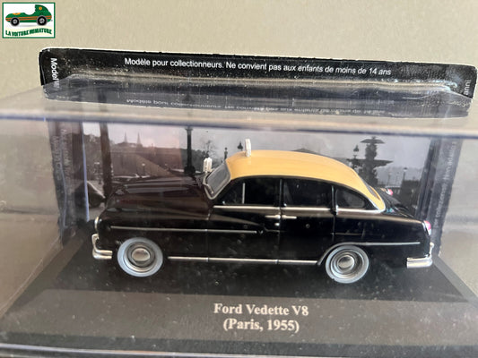 Voiture Miniature Taxi Ford Vedette V8 Paris 1955 Taxis du Monde au 1/43