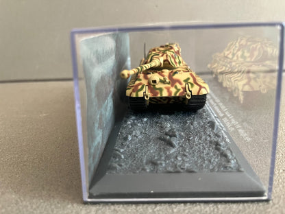 Miniature Militaire Char Tank Blindé Pz.Kpfw. VI Tiger II Porsche Altaya 1/72
