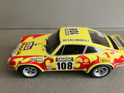 Voiture Miniature Porsche 911 RSR Tour Auto 1973 Ballot Lena Solido 1/18