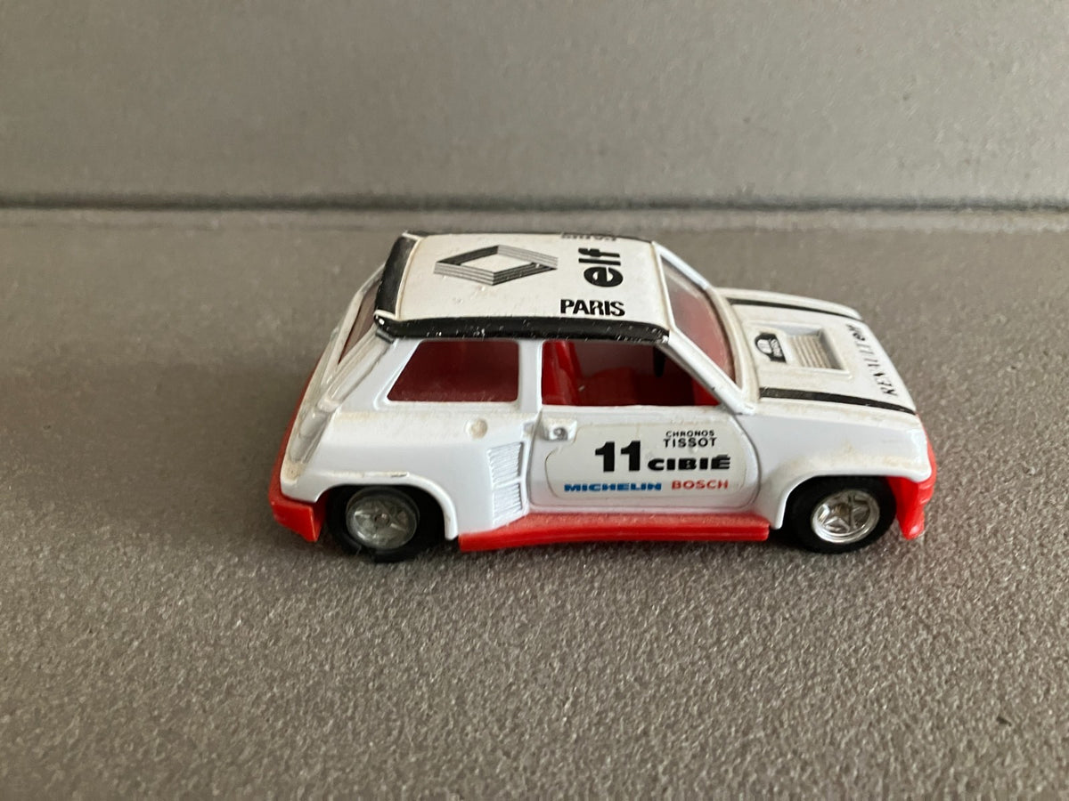 Ancienne Voiture Miniature Renault 5 R5 Turbo Rallye Paris Made Hong Kong 1/36
