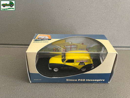 Voiture Miniature Utilitaire Simca P60 Messagère SEB Atlas Eligor 1/43