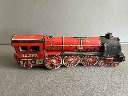 Jouet Ancien Mécanisme Miniature Train Locomotive SNCF Memo 602 France Incomplet