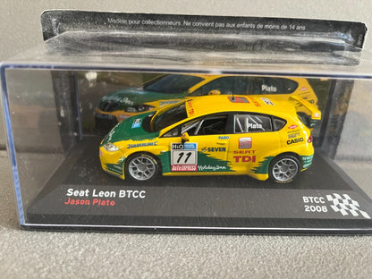 Voiture Miniature Seat Leon BTCC 2008 Rallye au 1/43
