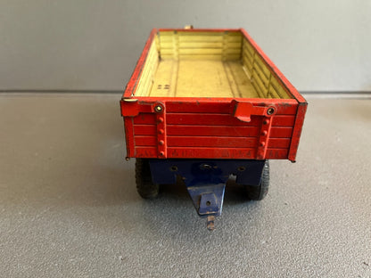 Jouet Ancien Voiture Miniature Tôle Remorque Gama Incomplet