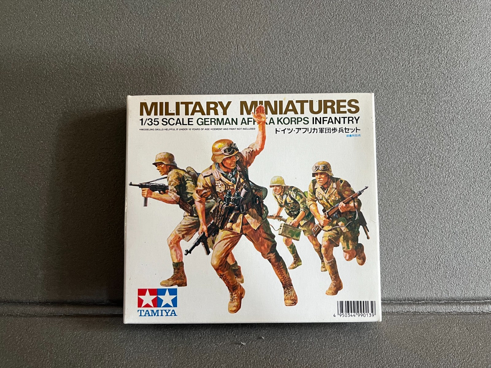 Maquette Militaire Figurine Soldat German Afrika Korps Infantry Tamiya 1/35