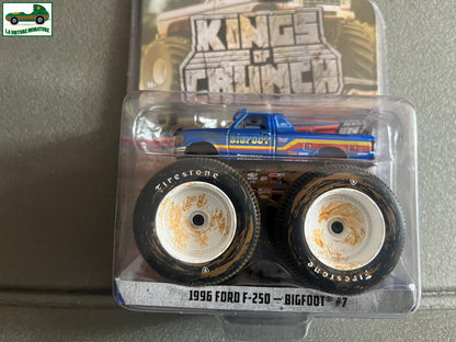 Voiture Miniature Monster Truck 1996 Ford F-250 BigFoot Greenlight au 1/64