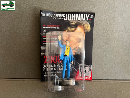 Figurine de Collection Johnny Hallyday + Livret N°26