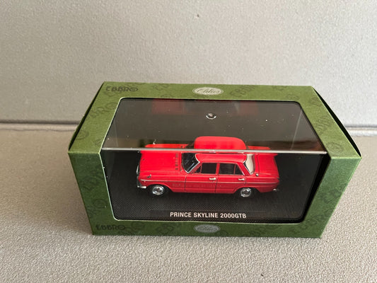 Voiture Miniature Prince Skyline 2000 GTB Ebbro au 1/43 Nissan