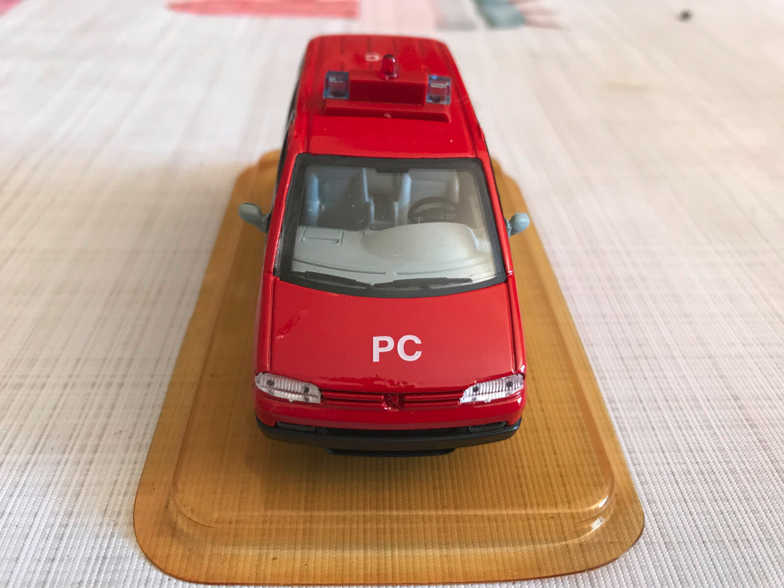 Voiture Miniature Pompiers Peugeot 806 PC Solido au 1/43