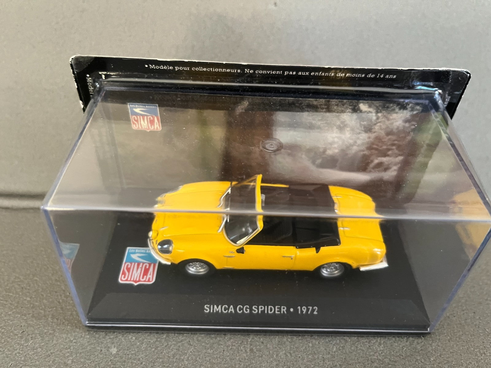 Voiture Miniature Simca CG Spider 1972 Altaya au 1/43