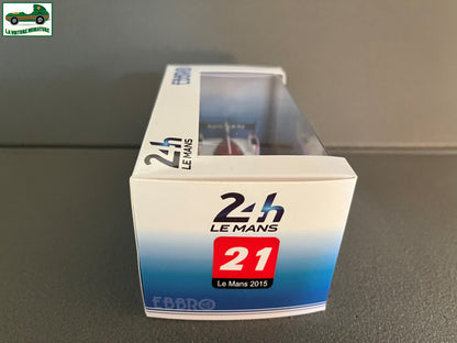 Voiture Miniature Nissan GT-R LM Nismo Le Mans 24 heures 2015 Ebbro Le Mans 1/43