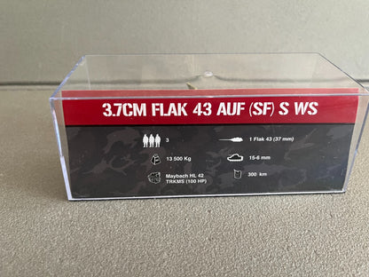 Miniature Militaire Char Tank Blindé 3.7cm Flak 43 auf (Sf) s WS Altaya 1/72