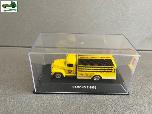 Voiture Miniature Camion Diamond T-1955 Coca Cola