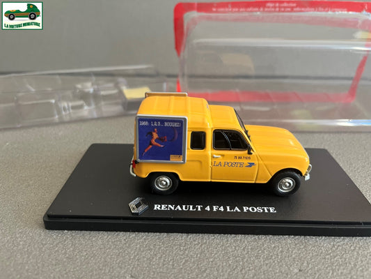 Voiture miniature Passion Renault 4 4L R4 F4 La Poste Hachette au 1/43