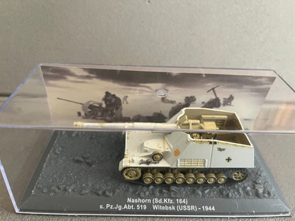 Miniature Militaire Char Tank Blindé Nashorn Sd.Kfz. 164 Altaya 1/72