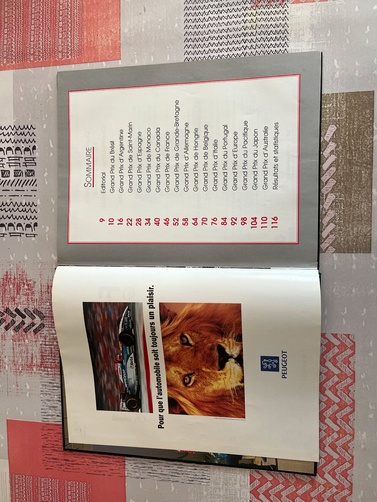 Livre Voiture Sport Automobile F1 Formule 1 Grands Prix 1995 Calmann-Lévy