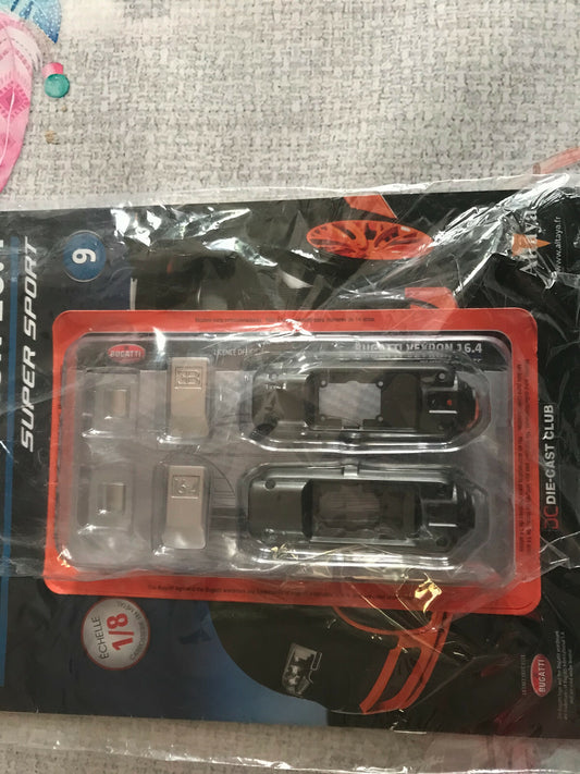 Voiture miniature Maquette Bugatti Veyron 16.4 Super Sport N° 9 Altaya au 1/8