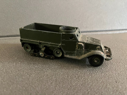Ancienne Miniature Militaire Blindé Half Track  Dinky Toys Meccano France Epave