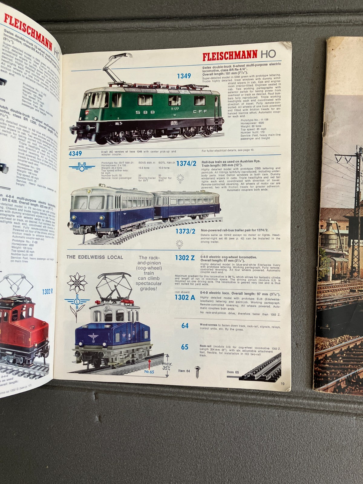 Lot Livre Revue Modélisme Ferroviaire Catalogue Catalogue Fleischmann 70 71