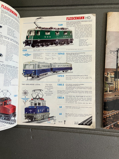 Lot Livre Revue Modélisme Ferroviaire Catalogue Catalogue Fleischmann 70 71