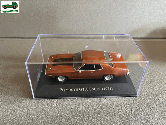 Voiture Miniature American Cars Plymouth GTX Coupé 1971 Altaya 1/43