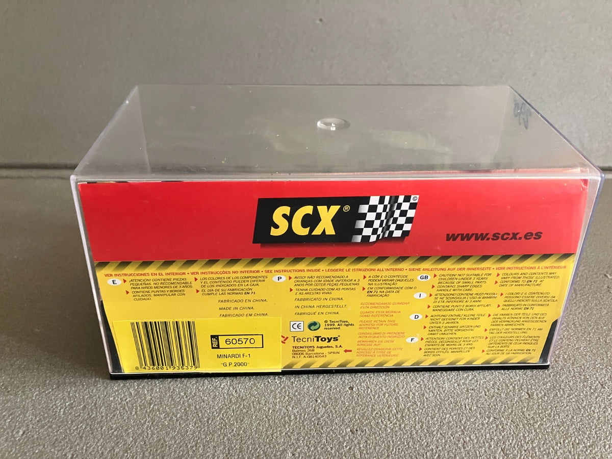 Voiture Miniature Circuit Formule 1 Minardi F1 SCX TecniToys 60570 1/32