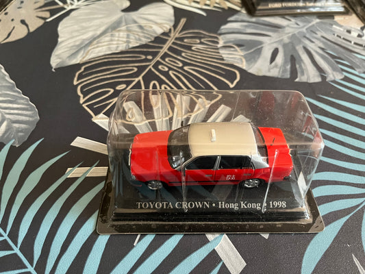 Voiture Miniature Toyota Crown Hong Kong 1998 Taxi Du Monde au 1/43 Altaya