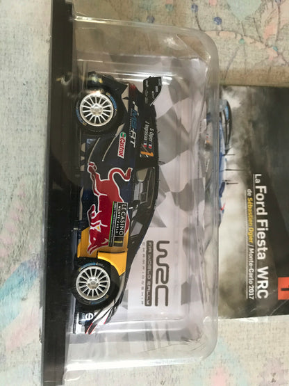 Voiture Miniature Ford Fiesta WRC Rallye Monte Carlo 2017 Ogier Ingrassia 1/24