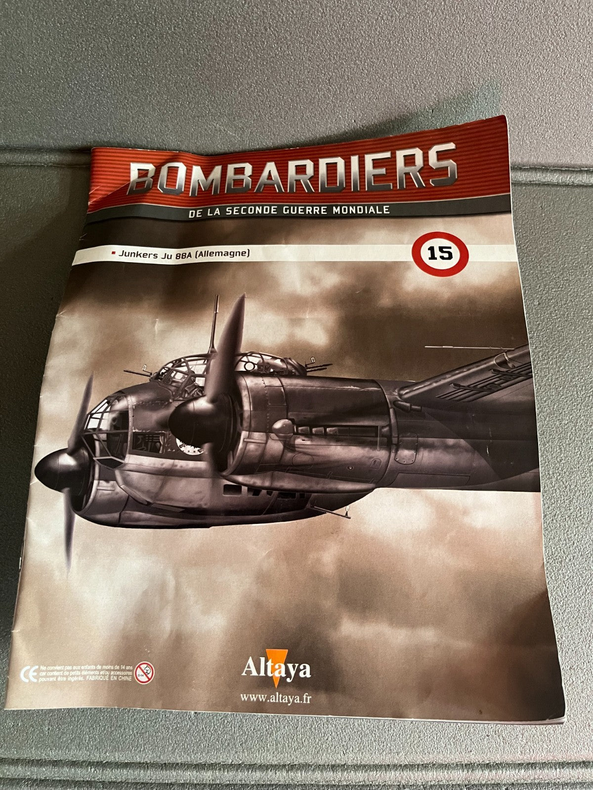 Avion miniature Militaire Bombardier Junkers JU 88A Altaya 1/72