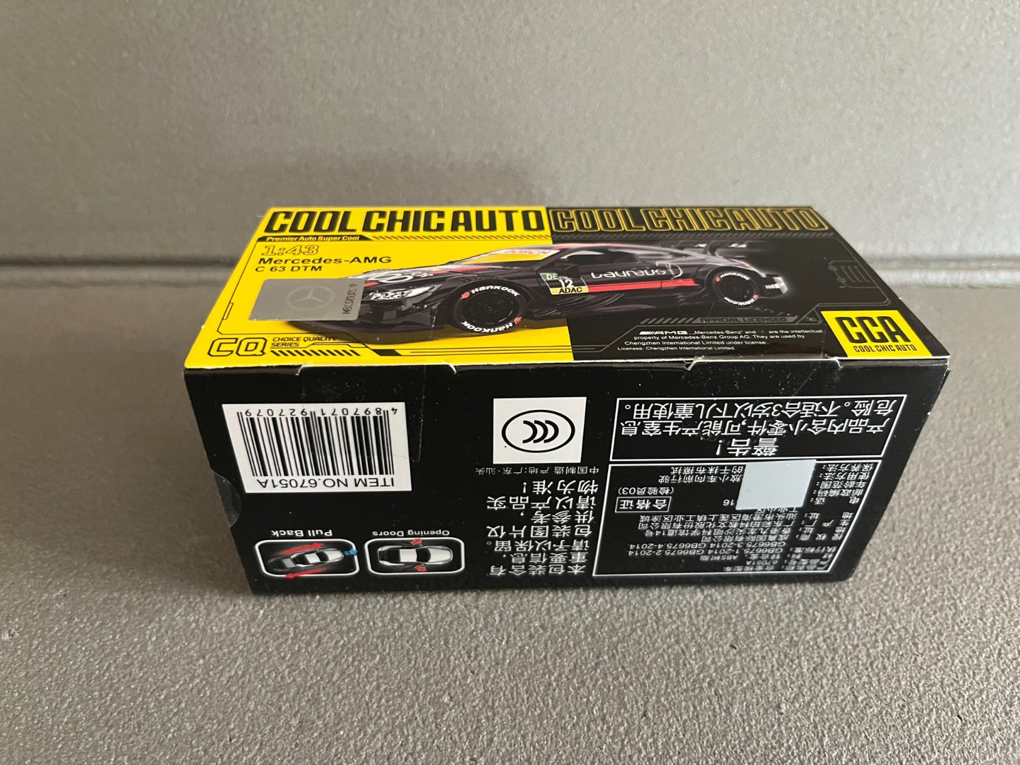 Voiture Miniature Mercedes AMG C 63 DTM CCA Cool Chic Auto 1/43