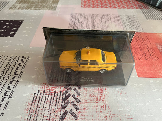 Voiture Miniature Taxi Volga 3110 Moscou 1998 Taxis du Monde au 1/43