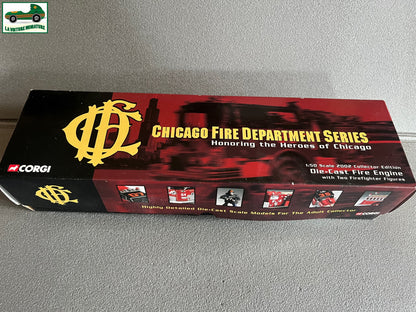 Voiture miniature Camion Pompiers Seagrave J Engine Corgi Heroes 1/50