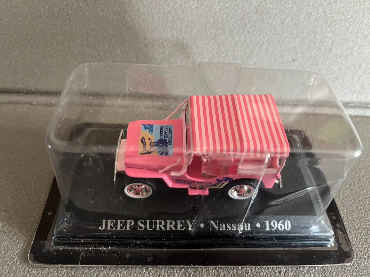 Voiture Miniature Jeep Surrey Nassau 1960 Taxi Du Monde au 1/43 Altaya