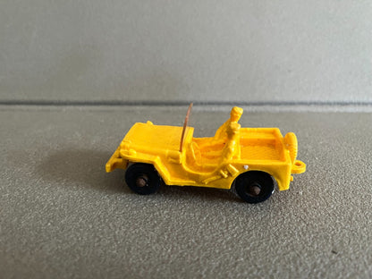 Voiture Miniature Ancien Jeep Willys Tomte Lardal Norway Plastique Gomme