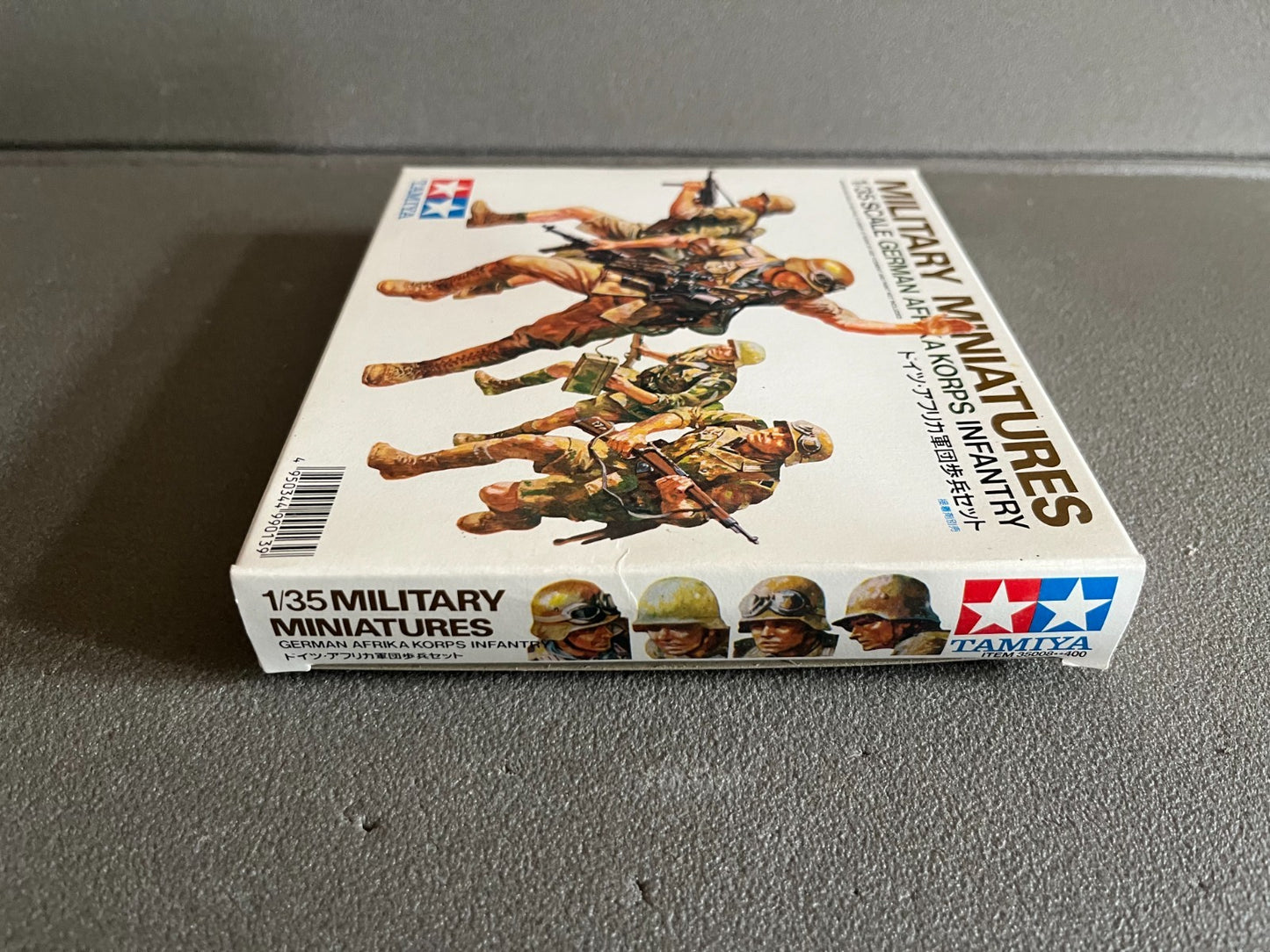 Maquette Militaire Figurine Soldat German Afrika Korps Infantry Tamiya 1/35