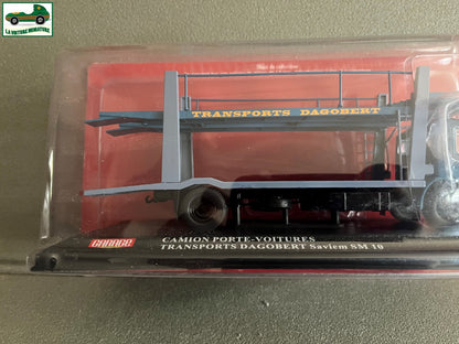 Voiture miniature Camion Portes Voitures Transports Saviem SM 10 Dagobert 1/43