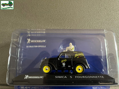 Voiture Miniature Simca 5 Fourgonnette Michelin au 1/43