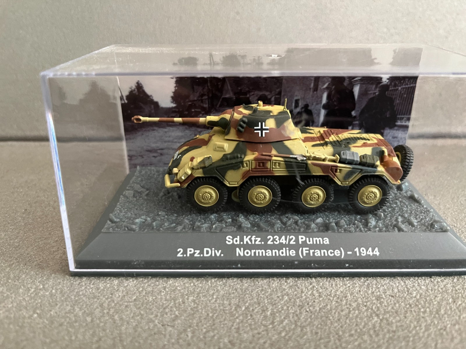 Miniature Militaire Char Tank Blindé Sd.Kfz. 234/2 Puma Altaya 1/72