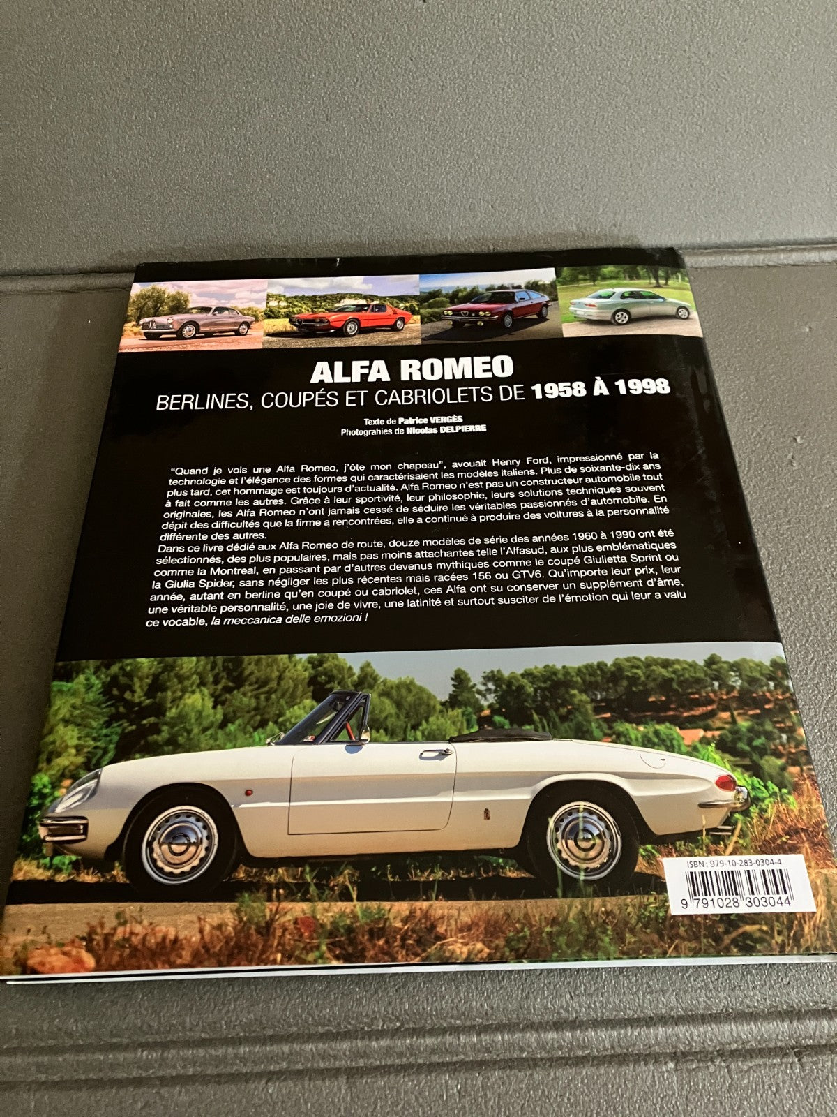 Livre Voiture Automobile Alfa Romeo 1958 à 1998 AutoFocus ETAI