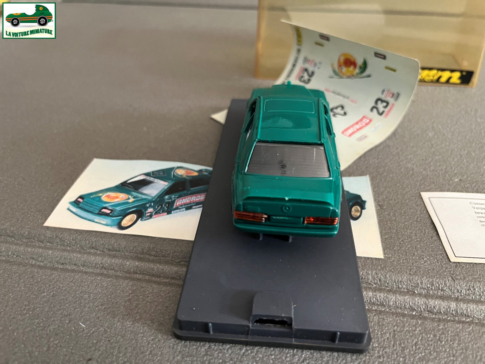 Voiture Miniature Mercedes 190 Production 89 Andros Verem au 1/43
