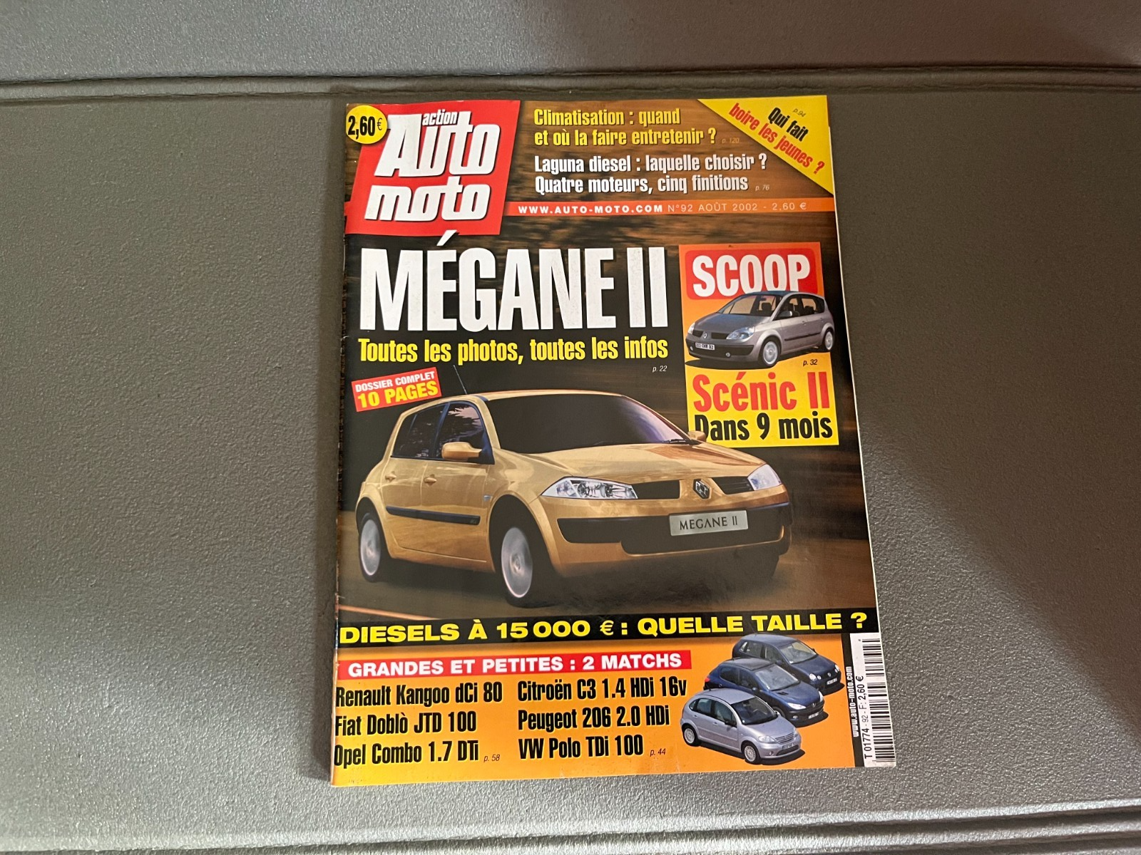 Livre Revue Voiture Automobile Action AutoMoto N°92