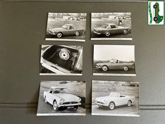 Ancien Documentation Automobile Communiqué Presse Rootes Motors Sunbeam Photo