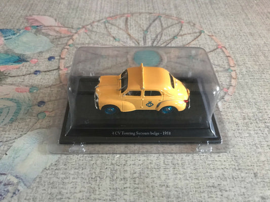 Voiture Miniature Renault 4CV Secours Belge 1958 Eligor au 1/43